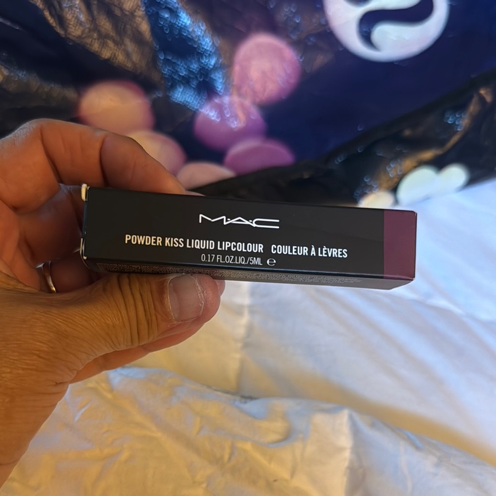MAC Cosmetics Powder Kiss Liquid Lipcolour - Deep Purple